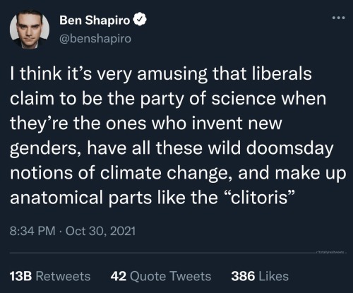 therearenogirlsontheinternets: Ben Shapiro has had enough of the left’s wild ass fantasies