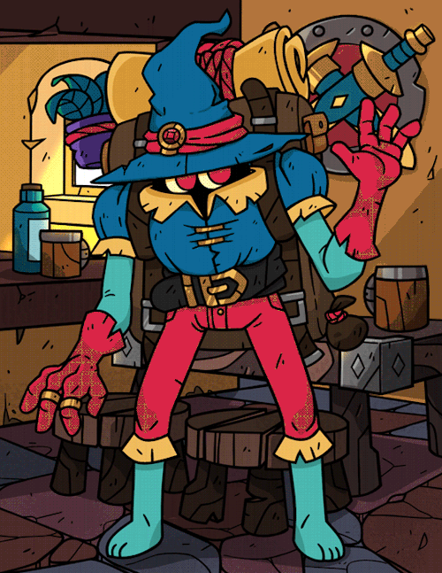 Revisited this Magical Merchant commission for @BrandonRRomano! Thank you for commissioning me! 