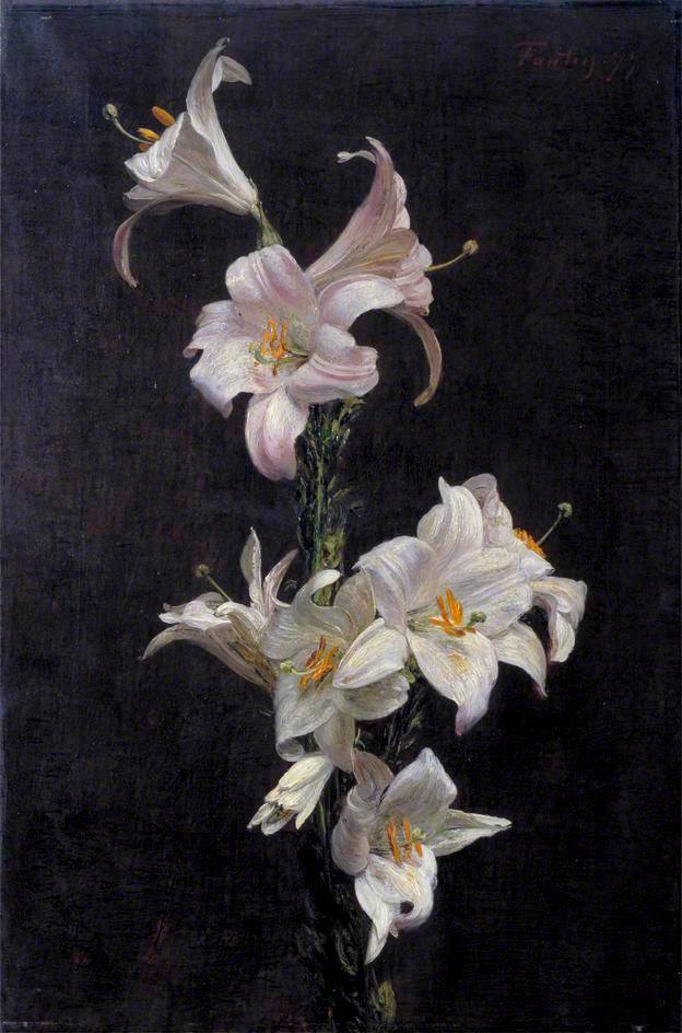 simena: Henri Fantin-Latour  Lillies 💜
