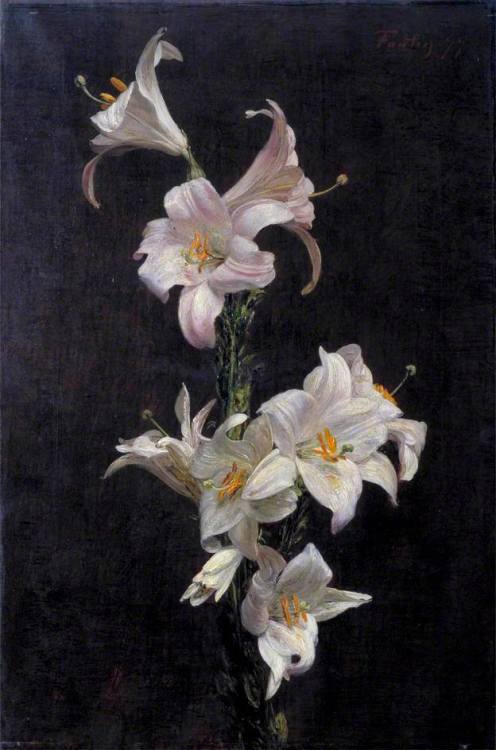 simena: Henri Fantin-Latour  Lillies 💜