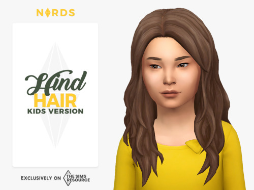 nords-sims: Hind Hair for child Sims :Dag dag guys,I converted my Hind Hair for child sims.I hope yo