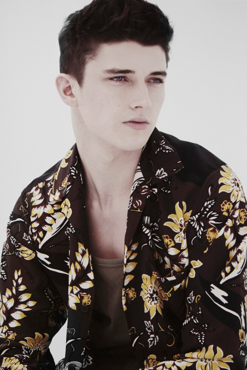 strangeforeignbeauty:Matthew Holt | Photographed by Damien Blottière for Modern Weekly China SS14 | 