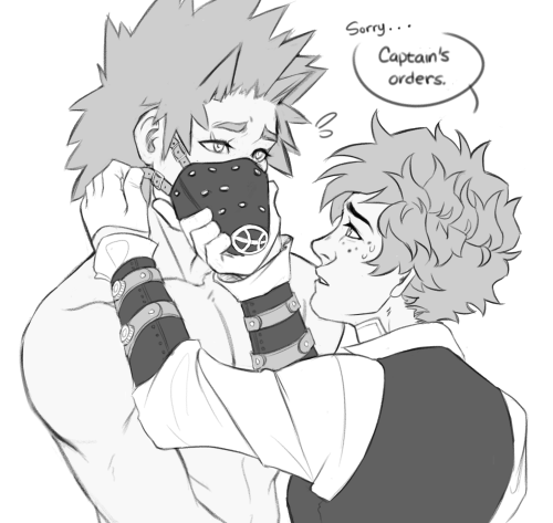 yallstar:more steampunk au - kirishima gets a little carried away