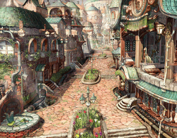 finalfantasyix:  ffix, lindblum (main street)