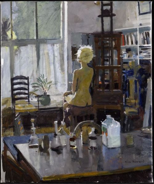 books0977 - Nude in an Interior. Ken Howard (English, b.1932)....