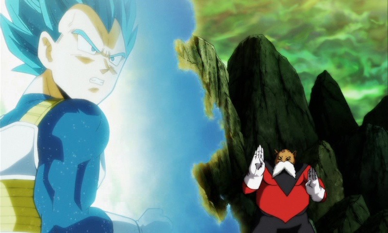 Can Vegeta's (all forms) final flash overpower Goku (all forms