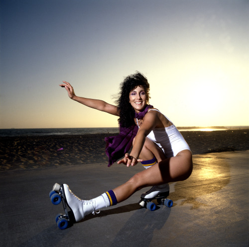 archivedeathdrive:Douglas Kirkland, Cher at Venice Beach, California, 1979