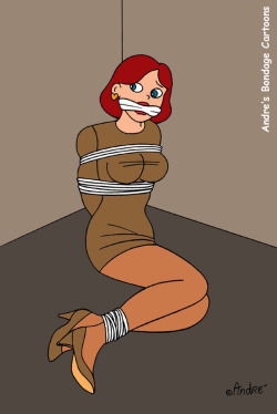 andretoonman:  Another lovely toon damsel