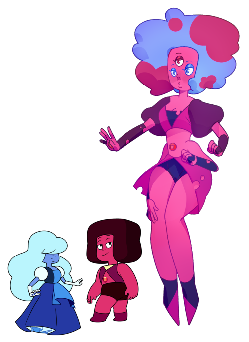 damnmillionaire:  Navy Garnet!! This was super fun. Doc Garnet 