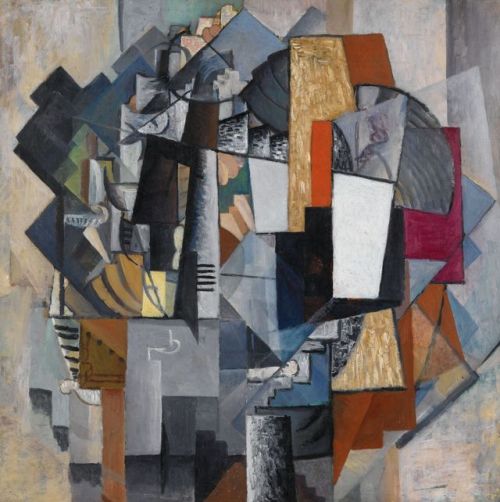 russian-avantgarde-art: Bureau and Room, 1913, Kazimir MalevichSize: 79.5x79.5 cmMedium: oil on canv