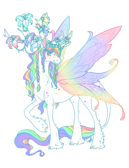 cryptics-grimoire: Another very colorful friend, this lovely lady was imagined by Arainai and I trie
