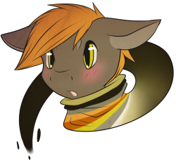 nebirosu:  Fanart of Umber. &lt;3  oh my gosh ! !lil pony baby aaaaa thank you so much!