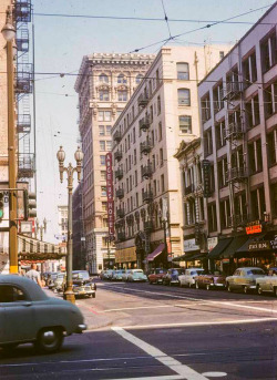 swinginglamour:  Looking east on 4th street