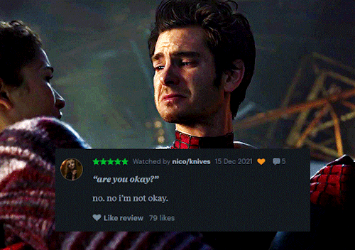 SPIDER-MAN: NO WAY HOME (2021) + Letterboxd Reviews (Andrew Garfield Edition)