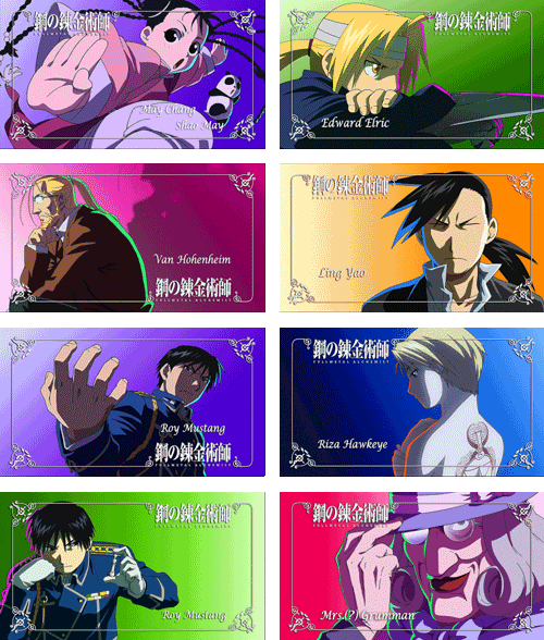 0ci0:Fullmetal Alchemist: Brotherhood | All Eyecatches (Episodes 1-64)