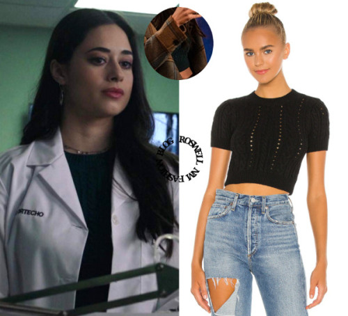 Who: Jeanine Mason as Liz OrtechoWhat: Free People Short & Sweet Crop Sweater - Sold OutWhere: 3