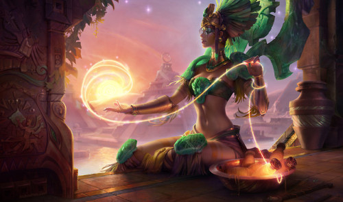 summonersofruneterra:  Sun Goddess Karma -  Andrew TheophilopoulosPR  