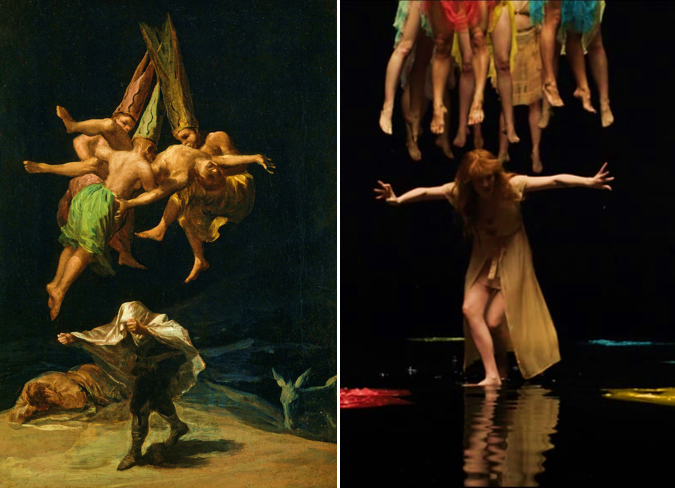 caballerodelatristefigura:  Florence’s Witches 🖤 • Witches’ Flight (Goya,