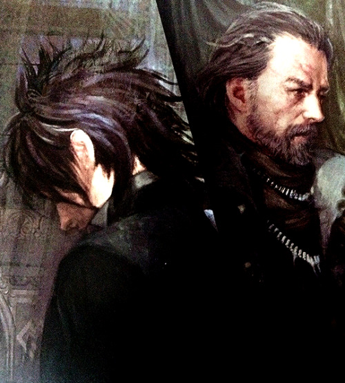 mistress-light:The Art &amp; Design of Final Fantasy XV - Older Noctis &amp; Regis 