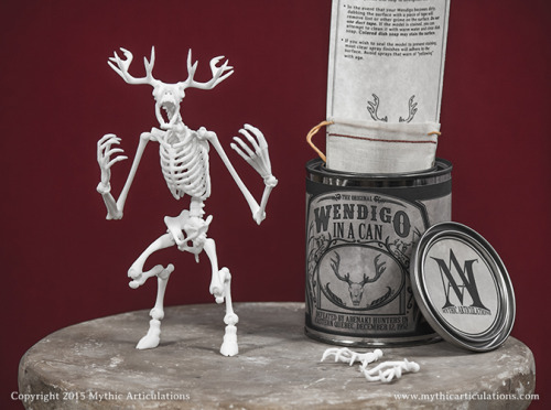 It must be hard to devour humans when you have no digestive system. “Wendigo in a Can” now available