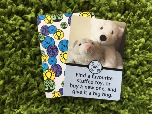 energysavingselfcare:“Find a favourite stuffed toy, or buy a new one, and give it a big hug!”The stu