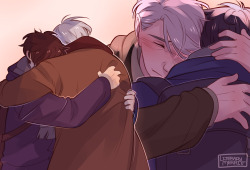 merrittdraws: More Viktuuri’s because these