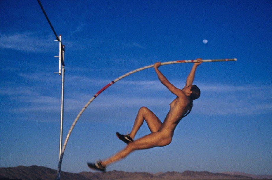 Nude Pole Vaulting