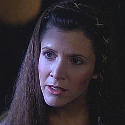 clara-oswin-oswald:#Leia Organa has actual Disney princess hair #that was probably attended to by he