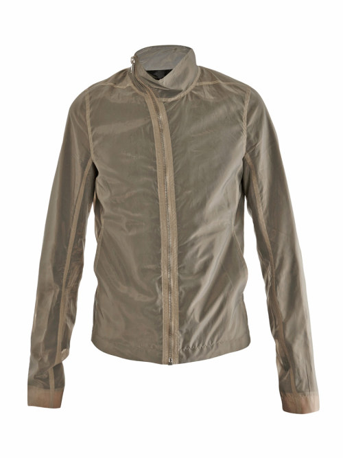 RICK OWENS Gray Mollino Bomber jacket Shop HERE