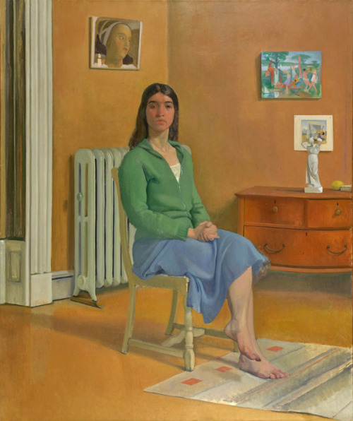 igormag: Lennart Anderson (1928-2015), Portrait of Barbara S. 1976-77. oil on canvas, 183 x 153 cm