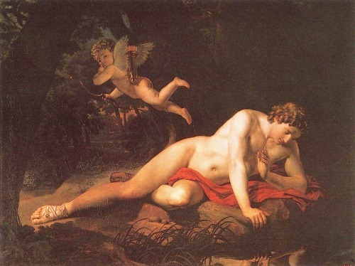 meninfinearts: “The Narcissus” (1819) by Karl Bryullov, neoclassical and romantic painte