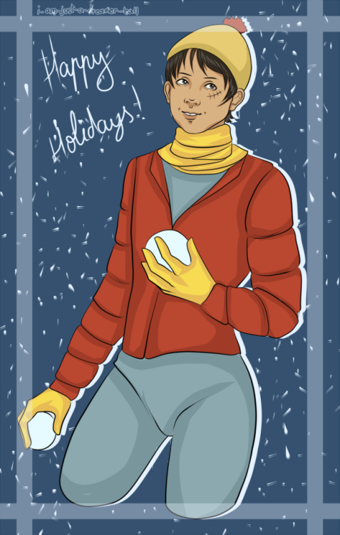 i-am-just-a-dreamer-ball: The snowball fight is ON!Some wintery boys for @lonnevox  as part of 