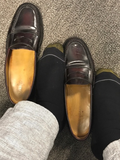 So my sock bud and I send each other pictures of what we are wearing in the office. Who wore it best