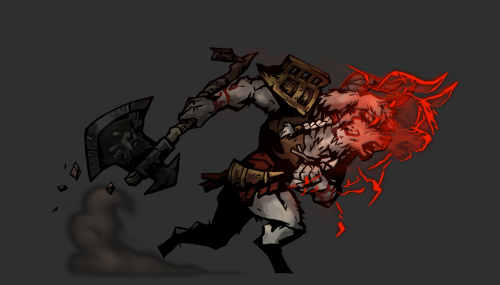 Darkest Dungeon commissions for Ripowal, making a class mod called  “Warlord”