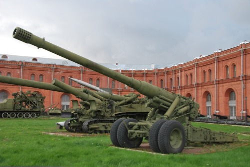 180-mm gun S-23.