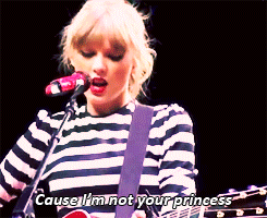  Taylor Swift singing White Horse in Omaha, Nebraska March 14 2013 (x)  I&rsquo;LL NEVER BE YOUR FUCKING PRINCESS  *flips the bird*