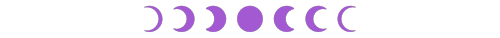 🌙Moon Phase Dividers: Purple 💜