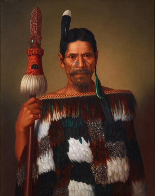 Gottfried Lindauer, Māori portraits. 1 | Paora Tuhaere, 1895. Huria Matenga Ngarongoa (Julia Martin)