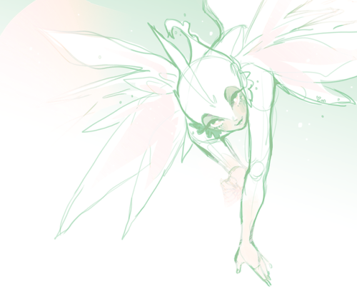 i rly wanted to doodle before bed tonight, have a faerie!