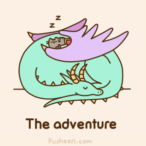 pusheen cat dragon