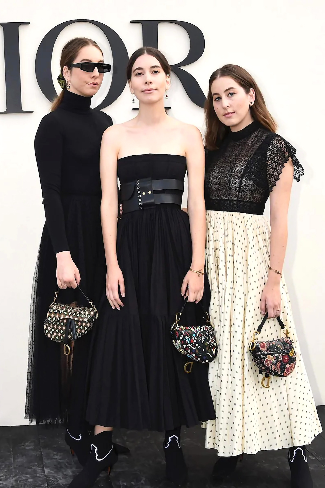 The Haim Sisters Attend the Louis Vuitton Show at Paris Fashion