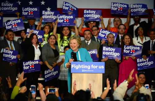 godpenis:  Picture 1 & 2: Hillary Clinton campaign rally at East Los Angeles College in Los Angeles on May 5th, 2016     Picture 3 & 4: Protesters outside of   Hillary Clinton’s campaign rally at East Los Angeles College in Los Angeles on May