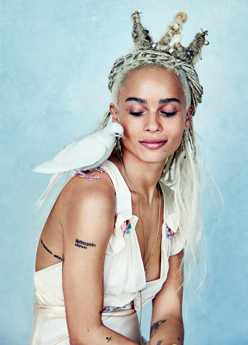 fuckyeahdamose:Zoë Kravitz by Patrick Demarchelierfor Allure, June 2017