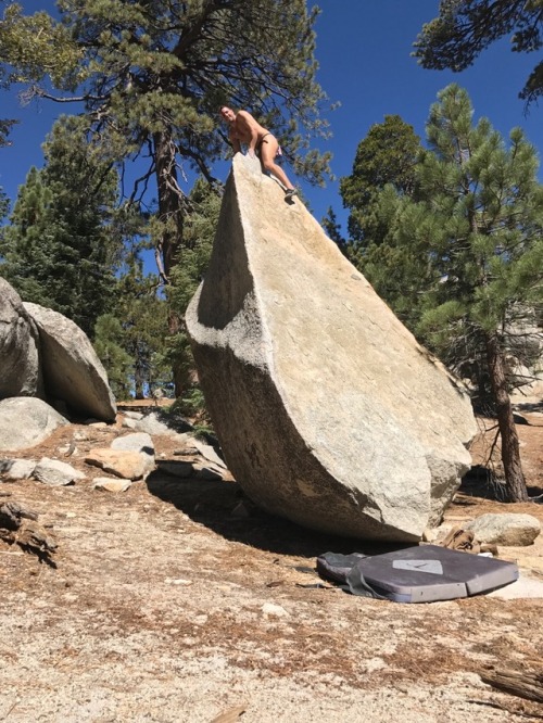 Little climbing sesh at black mountain this past weekend