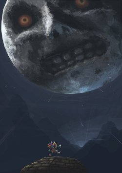 theomeganerd:  Playing With The Moon by orioto | Print also available 