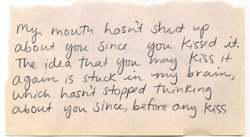 sadgirlophelia - Written for Alexa Chung by Alex Turner.