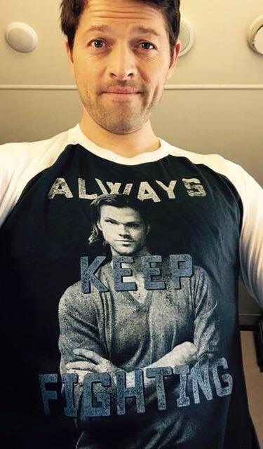 Just ordered my “always keep fighting” shirt from jared’s campaign 