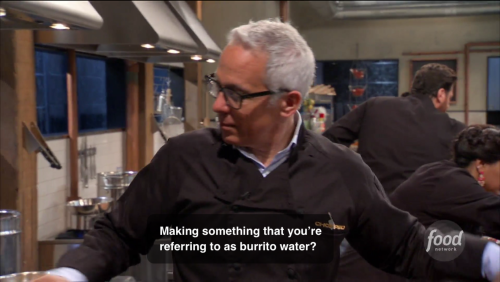 foodntwk:my soul has left its body I can’t believe Ted just tasted burrito water