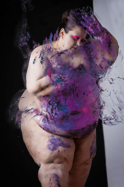 theartofobesity:Julia SH captures Angelina Duplisea in her series The Muse