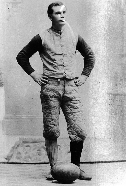 iowacitypast:Iowa football player William H. Bremer, The University of Iowa, 1894Creator: unknownSou